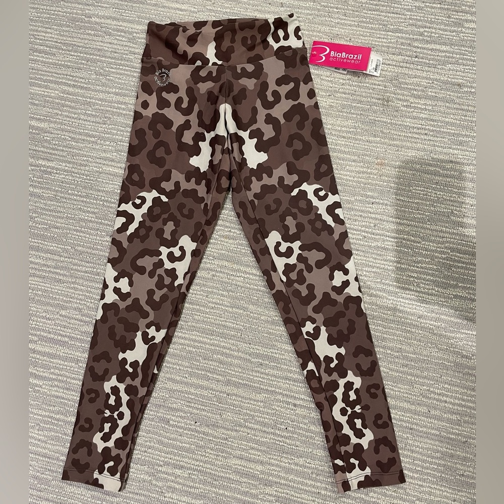 NWT Bia Brazil animal print leggings one size fits all